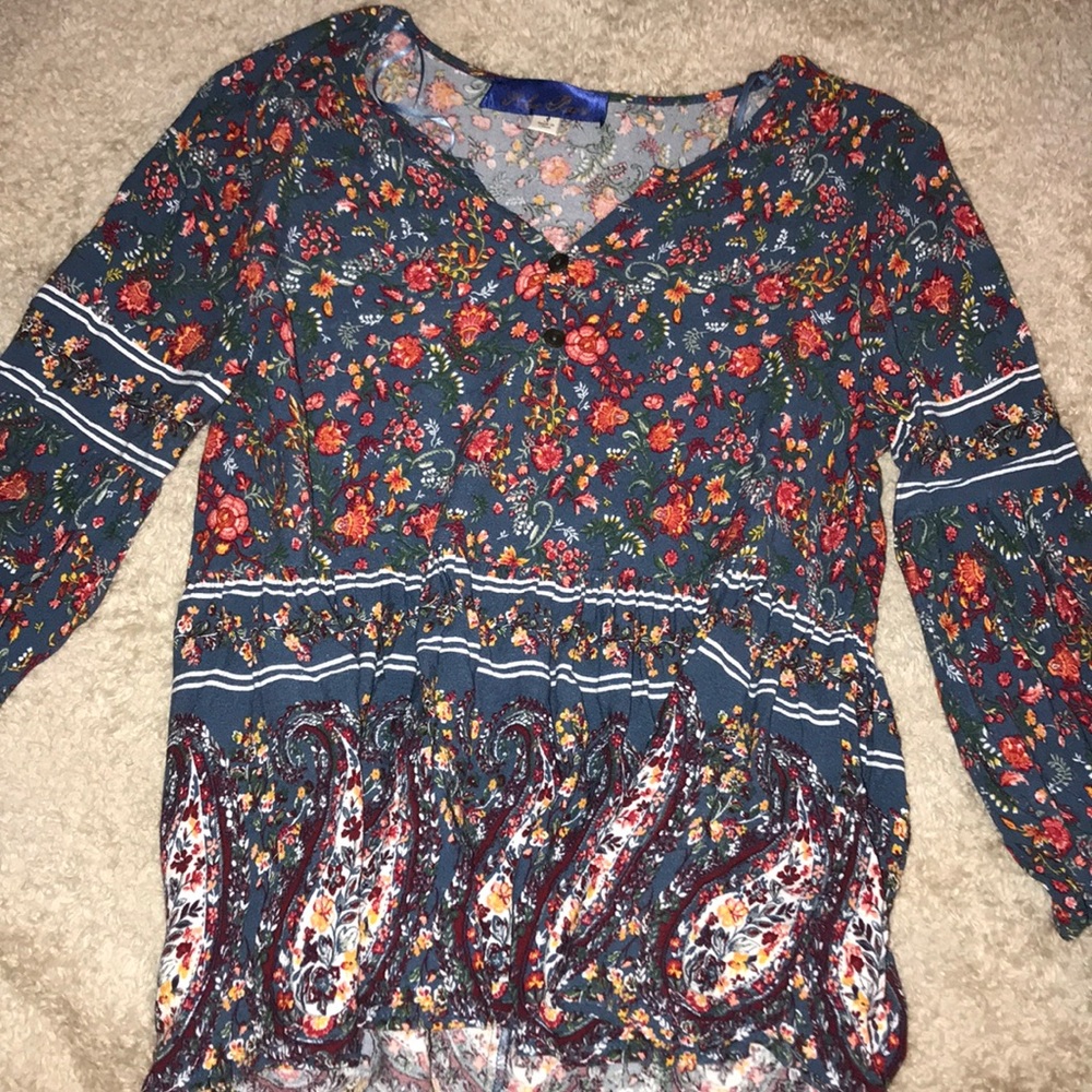 Flowy Floral Blouse - Francesca’s